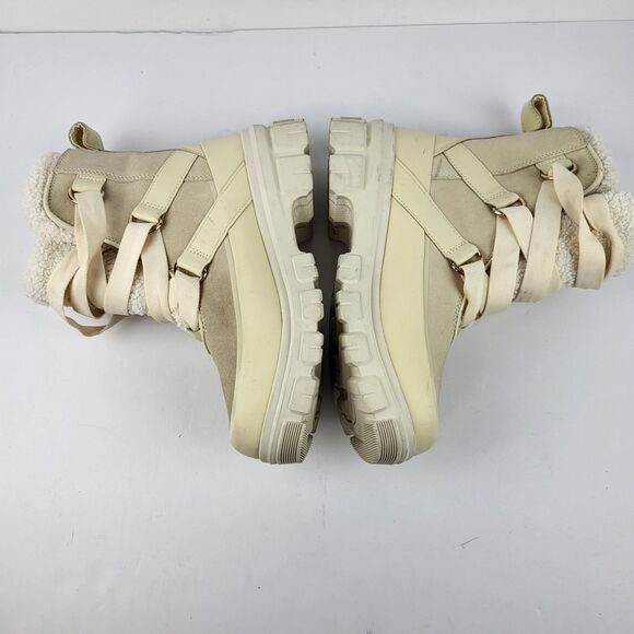 Sorel Joan of Arctic Next Boots Women's 8 Bleached Ceramic Sea Salt Fur Lined - Picture 12 of 16